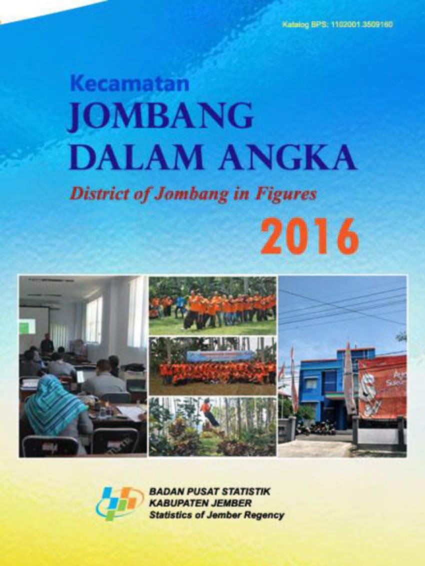 Jombang Subdistricts in Figures 2016