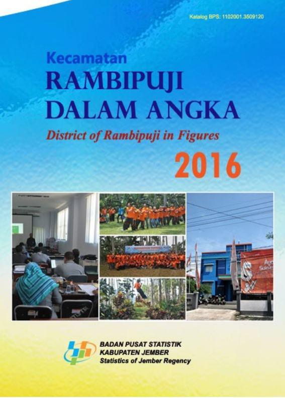 Kecamatan Rambipuji Dalam Angka 2016