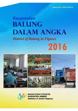 Balung Subdistricts In Figures 2016